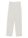 Brunello Cucinelli Garment-dyed Stretch Cotton Drill Cigarette Trousers In Multi