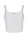 Brunello Cucinelli Women's Couture Interlock Top In White