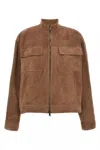 Brunello Cucinelli Brown Couture Suede Jacket