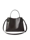 Brunello Cucinelli Women Brown Essence Top-handle Bag In Gray