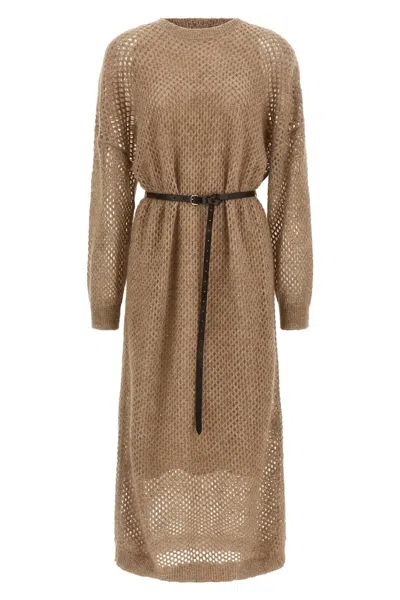 BRUNELLO CUCINELLI BRUNELLO CUCINELLI WOMEN 'DAZZLING NET' DRESS