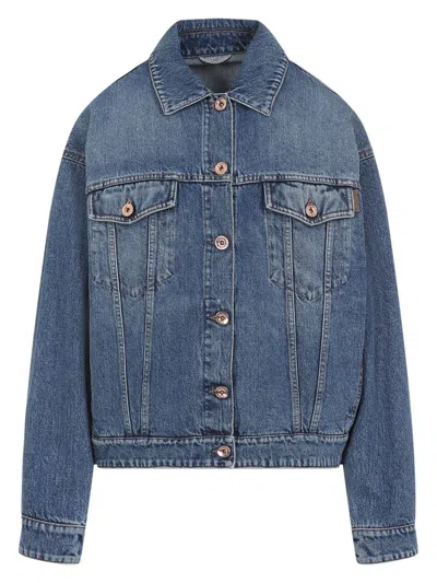 BRUNELLO CUCINELLI WOMEN'S DENIM JACKET