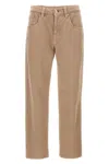 Brunello Cucinelli Denim Jeans In Cream