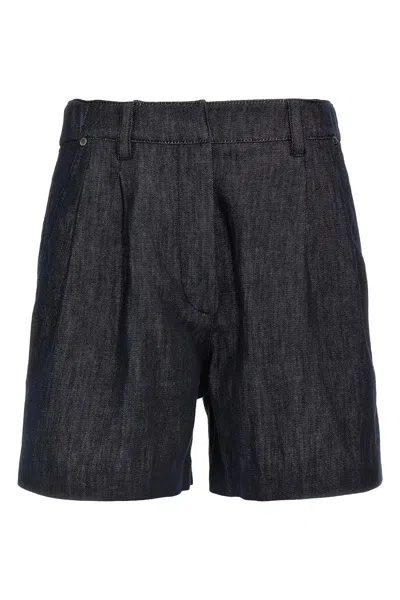 BRUNELLO CUCINELLI BRUNELLO CUCINELLI WOMEN DENIM SHORTS