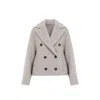 Brunello Cucinelli Beige Db Couture Wool Coat In Beige