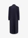 Brunello Cucinelli Women Double-breasted Wool Coat In Black