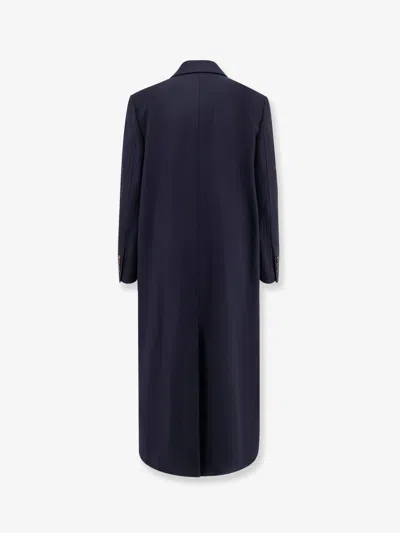 Brunello Cucinelli Women Double-breasted Wool Coat In Black