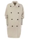 Brunello Cucinelli Short Trench Coat In Multicolor