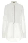 Brunello Cucinelli Layered Shirt Featuring Buttoned Cuffs In White
