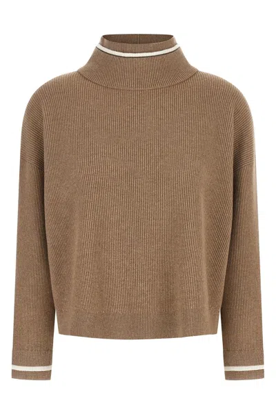 BRUNELLO CUCINELLI BRUNELLO CUCINELLI WOMEN DOUBLE LAYER SWEATER