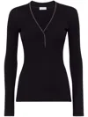 Brunello Cucinelli Monili Bead-embellished Jumper In Multicolor