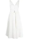 Brunello Cucinelli Women Poplin Dress In Multicolor
