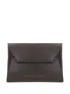 Brunello Cucinelli Women Duo Leather Clutch With Chain In Multicolor