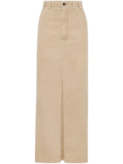 BRUNELLO CUCINELLI BRUNELLO CUCINELLI WOMEN DYED SKIRT