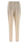 Brunello Cucinelli Equestrian Pants Beige In White