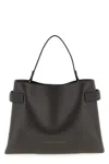 Brunello Cucinelli Women Top-handle Essence Bag In Calfskin With Precious Bands In Brown