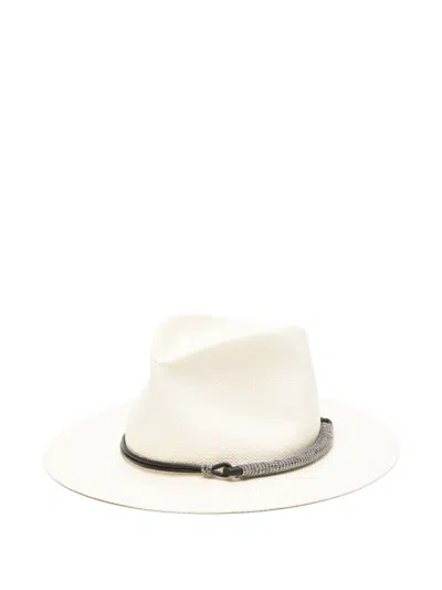 BRUNELLO CUCINELLI BRUNELLO CUCINELLI WOMEN FEDORA HAT