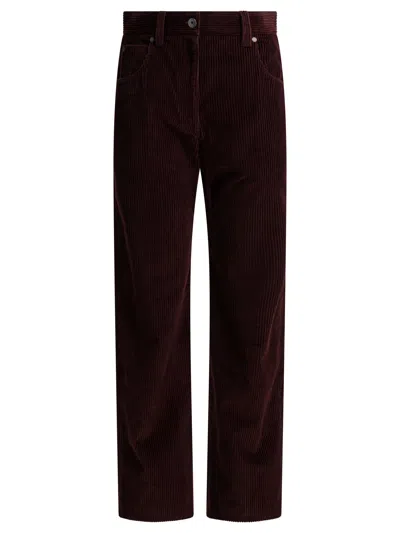 BRUNELLO CUCINELLI BRUNELLO CUCINELLI WOMEN FIVE-POCKET CORDUROY PANTS