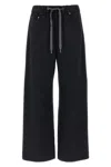 Brunello Cucinelli Wide Leg Flannel Trousers In Black