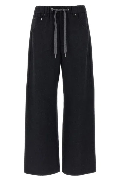 BRUNELLO CUCINELLI BRUNELLO CUCINELLI WOMEN FLANNEL PANTS