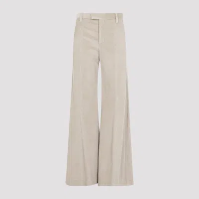 Brunello Cucinelli Women's Flared Corduroy Pants In Nude & Neutrals