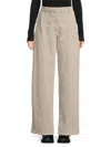 Brunello Cucinelli Women's Flat-front Crop Trousers In Brown