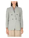 Brunello Cucinelli Fluid Twill Jacket In Green