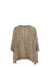 Brunello Cucinelli Perforated Oversized Sweater