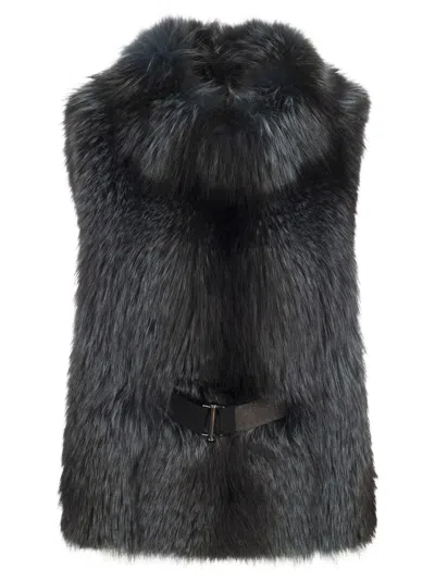BRUNELLO CUCINELLI BRUNELLO CUCINELLI WOMEN FOX FUR VEST