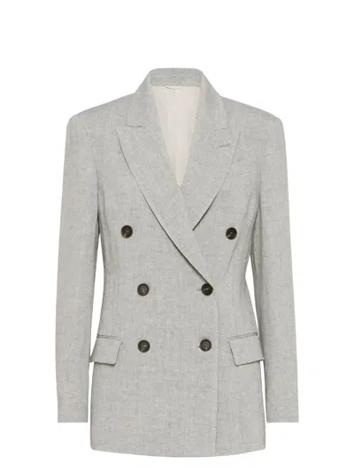 Brunello Cucinelli Women's Giacca M/l Giacca Doppiopetto