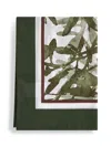 Brunello Cucinelli Women Green Cotton Herbarium Print Scarf