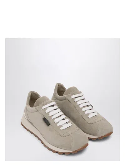 Brunello Cucinelli Women's Grey/sage Sneakers