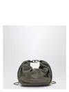 Brunello Cucinelli Brioche Suede Hobo Shoulder Bag In Gray