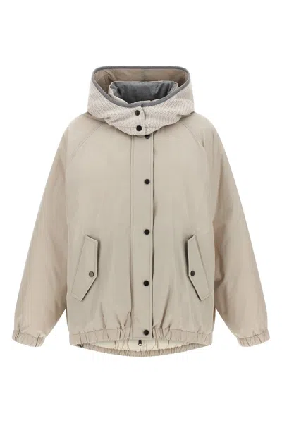 BRUNELLO CUCINELLI BRUNELLO CUCINELLI WOMEN HOODED DOWN JACKET
