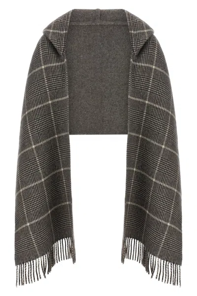 Brunello Cucinelli Women Hooded Scarf In White