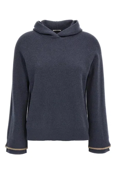 BRUNELLO CUCINELLI BRUNELLO CUCINELLI WOMEN HOODED SWEATER