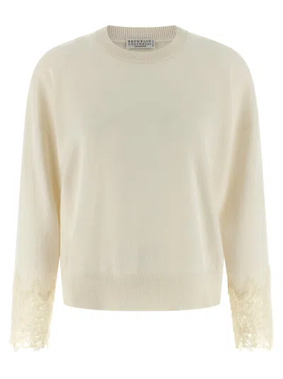 Brunello Cucinelli Women Knit Cuffs In Neutral