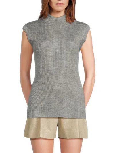 Brunello Cucinelli Women's Knit Virgin Wool-cashmere Sweater Vest