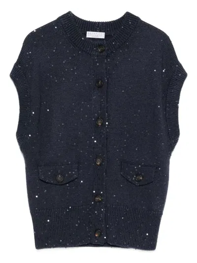 BRUNELLO CUCINELLI BRUNELLO CUCINELLI WOMEN KNITTED VEST