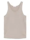 Brunello Cucinelli Sleeveless Cashmere Top In Multicolor