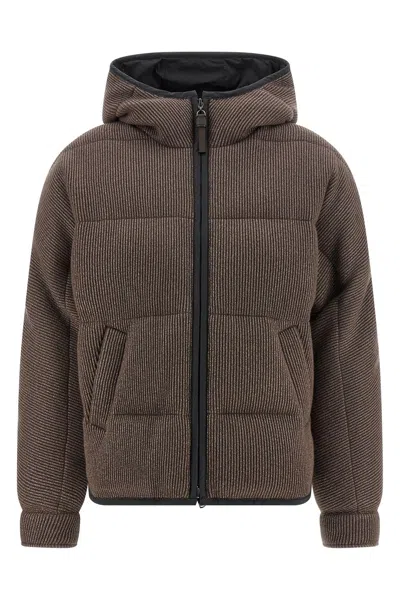 BRUNELLO CUCINELLI BRUNELLO CUCINELLI WOMEN LAME WOOL DOWN JACKET