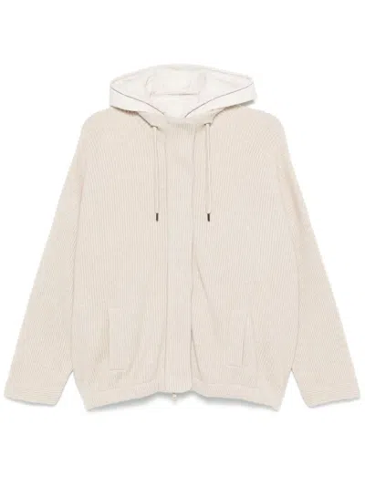 Brunello Cucinelli Women Layered Jacket In White
