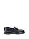 Brunello Cucinelli Leather Loafers In Blue