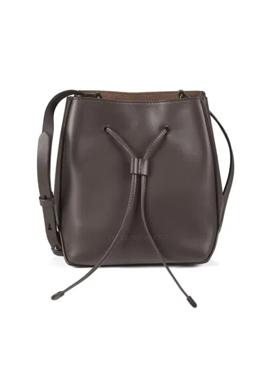 Brunello Cucinelli Women's Leather Shoulder Bag In Brown
