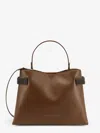 Brunello Cucinelli Women Leather Shoulder Bag With Monili Detail