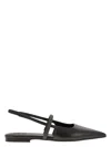 Brunello Cucinelli Slingback Ballet Flats With Precious Strap In Black