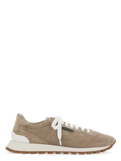 Brunello Cucinelli Women's Leather Sneakers For Comfort