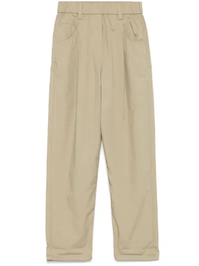 Brunello Cucinelli Women Lightweight Poplin Five-pocket Track Pants With Monili In Multicolor