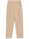 Brunello Cucinelli Women Lightweight Poplin Five-pocket Track Pants With Monili In Multicolor