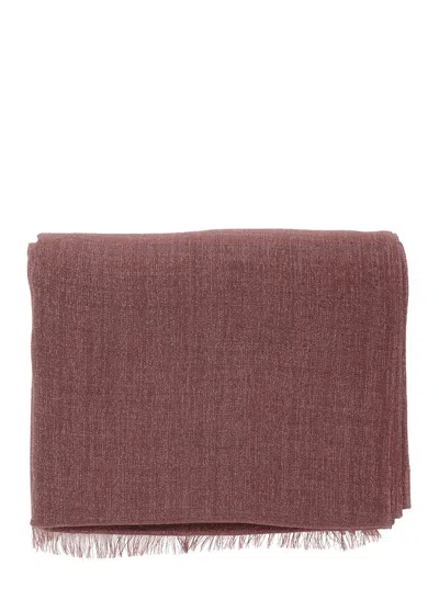 Brunello Cucinelli Women's Lightweight Scarf Foulard In Pink